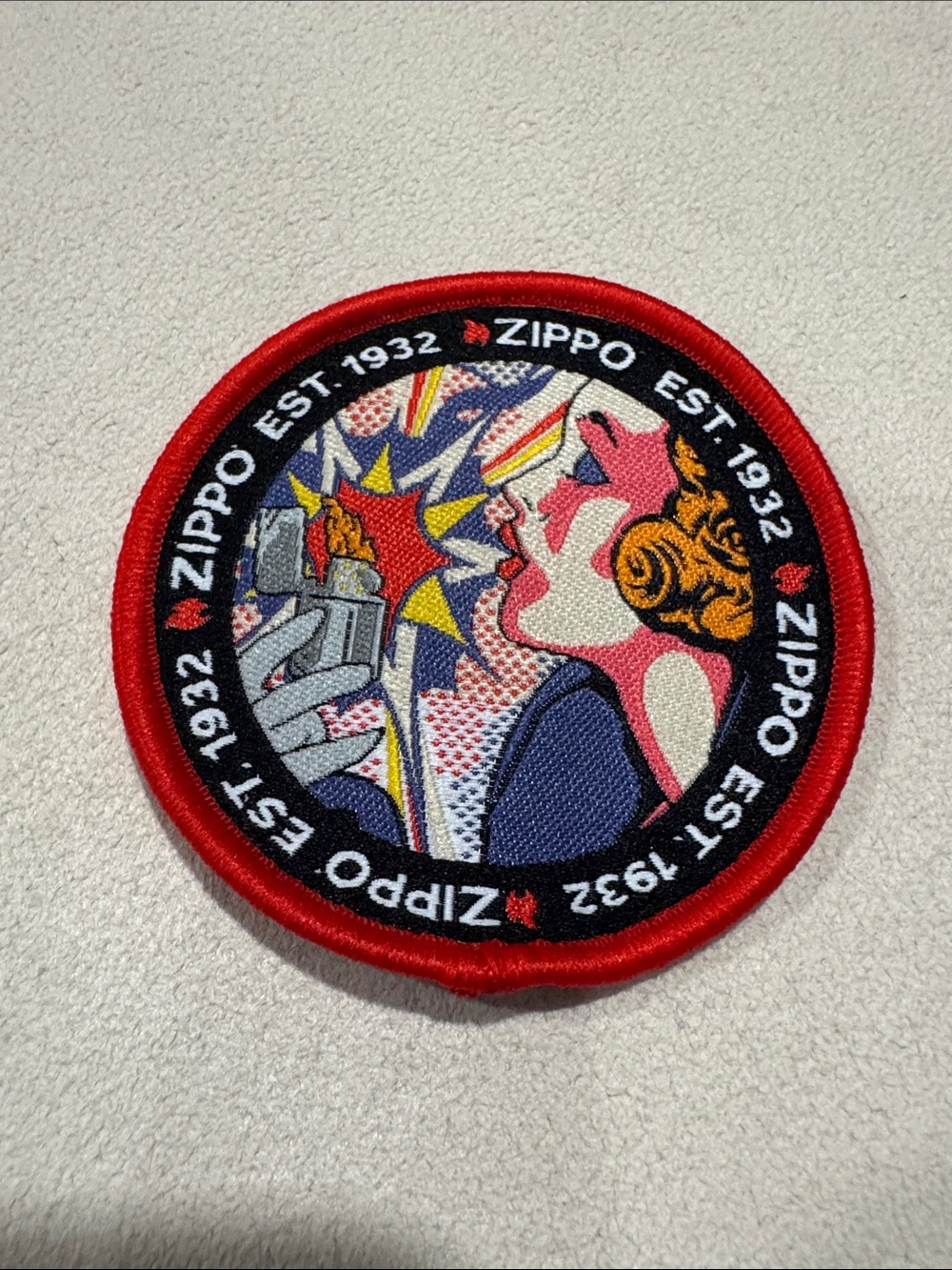 Zippo Pop-Art Round Patch